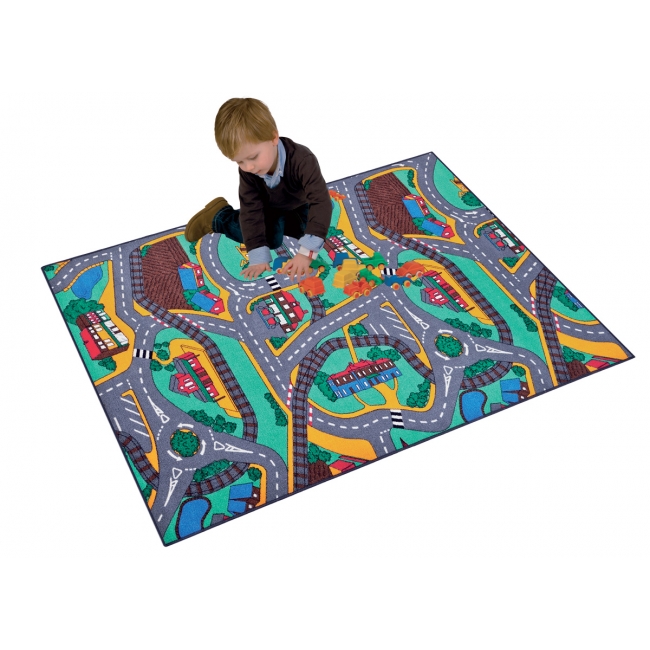 Street carpet play mat