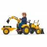 Komatsu Ride-on Pedal Backhoe with Front Loader by Falk - +3 years