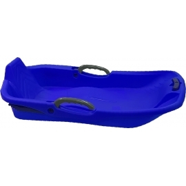Blue Snow Sled 1 seat with Brake and Handle Cord