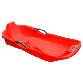 Belli Red Snow Sled 2 Seater with Brake and Handle Cord For Kids BE80375