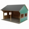 Wooden 1:16 Scale farm shed toy for 2 tractors