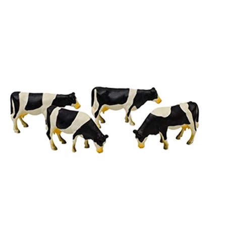 Cows 4pcs Black/White standing