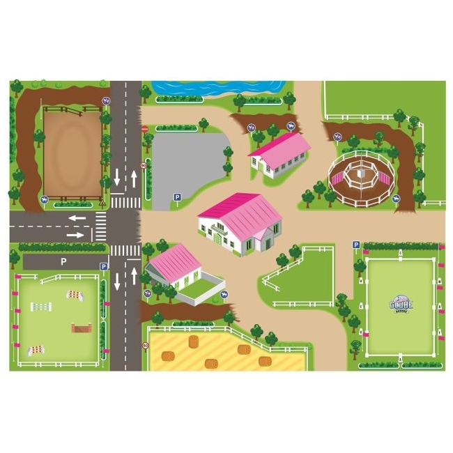 Kids Globe Horse riding School XXL Playmat 59"L x 39"W KG570348