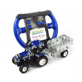 Tronico Micro Series - New Holland T5.115 with Trailer - Infra Red Controlled - 581 Parts - DIY Metal Kit T9561