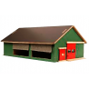 Wooden Toy Cow stable with windbreak screen KG610250