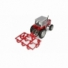 Massey Ferguson 24 plough 1:32 scale miniature