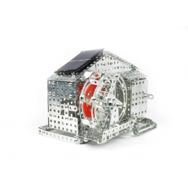 Tronico Profi Series - Water Mill Kit with Solar Power Cell - 625 Parts - DIY Metal Kit T10133