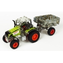 Tronico Micro Series - Claas Arion 430 with Trailer - 588 Parts - DIY Metal Kit T9500