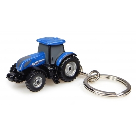 Universal Hobbies New Holland T7.225 Tractor Metal Keychain UH5812