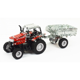 Tronico Micro Series - Massey Ferguson 7600 with Trailer - Infra Red Controlled - 544 Parts - DIY Metal Kit T9541