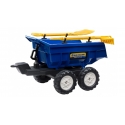 Falk New Holland Twin Axles Maxi Tilt Trailerwith shovel and rake +3 years FA940NH