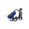 NEW HOLLAND TWIN AXLE DUMPER TRAILER + RAKE & SHOVEL