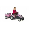 Princess Tractor with Trailer, shovel & rake - +2 years