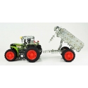 Tronico Mini Series Claas Arion 430 Tractor with Trailer - 700 Parts - DIY Metal Kit T10011