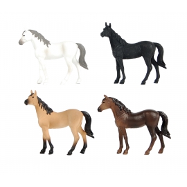 Kids Globe 1:32 Scale 4 Piece Horses Toy KG640085