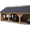 Farm shed for 3 tractors