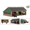 Farm shed for 3 tractors