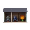 Wooden Farm shed toy for 3 tractors big