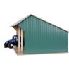 Wooden Farm shed toy for 3 tractors big