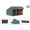 Wooden Farm shed toy for 3 tractors big