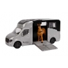 Anemone horse truck with one horse die cast pull back with light & sound