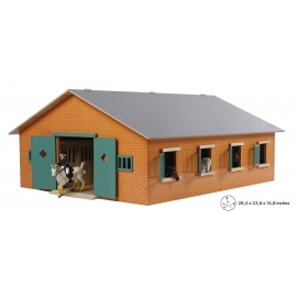 Wooden Horse stable with 7 boxes