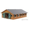 Wood Horse stable with 9 boxes