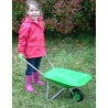 Metal Wheelbarrow with Rubber wheel - Green