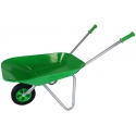 UH Kids Green Metal Wheelbarrow with Rubber wheel UHK1304V