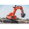 Kubota KX080-4 with opening seat and helmet