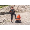 Kubota KX080-4 with opening seat and helmet