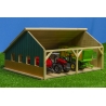 Wooden Farm Shed for 4 tractors