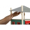 Wooden Hay Barn with Loft and Heigh adjustable roof Toy